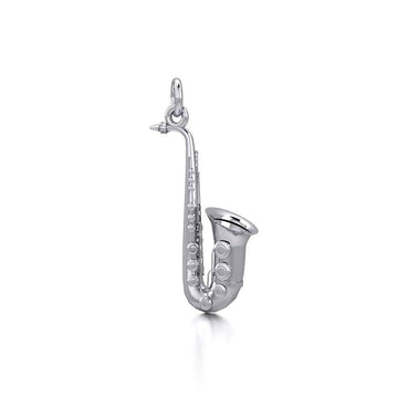 Saxophone Silver Charm SC517 - Jewelry